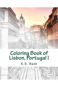 Coloring Book of Lisbon, Portugal I