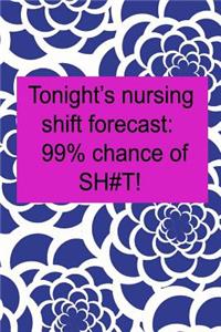 Tonights Nursing Shift Forecast