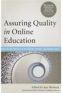 Assuring Quality in Online Education