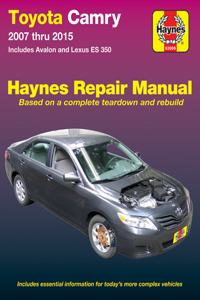 Toyota Camry & Avalon & Lexus Es 350 2007 Thru 2015 Haynes Repair Manual
