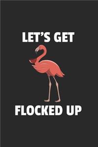 Flamingo Wein Notizbuch