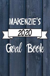 Makenzie's 2020 Goal Book