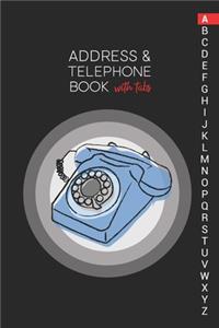 Address & Telephone Book with tabs