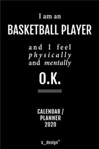 Calendar 2020 for Basketball Players / Basketball Player