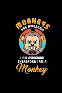 MONKEYS ARE AWESOME I AM AWESOME THEREFORE I AM A Monkey