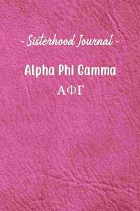 Sisterhood Journal Alpha Phi Gamma