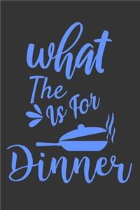 What The Is For Dinner