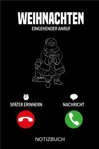Weihnachten Eingehender Anruf