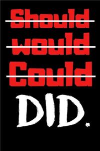 Should Would Could DID in Red