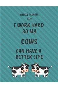 Cows Weekly Planner 2020