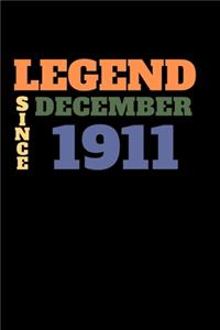 Legend since December 1911