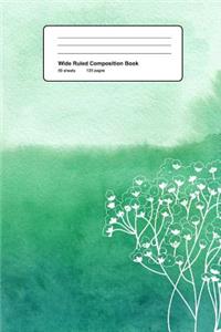 Wide Ruled Composition Book