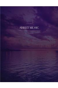 Wide Spaced Sheet Music for Composition