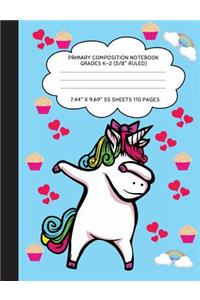 Primary Composition Notebook Grades K-2 (5/8