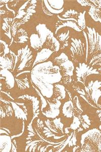 2019 Daily Planner Floral Poppy Kraft 384 Pages