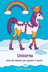 Unicorno Libro Da Colorare Per Giovani E Vecchi