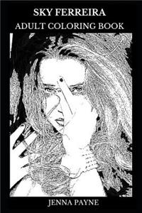 Sky Ferreira Adult Coloring Book