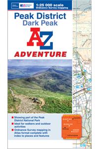 Peak District (Dark Peak) A-Z Adventure Atlas