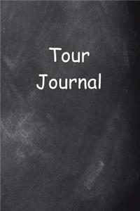 Tour Journal Chalkboard Design