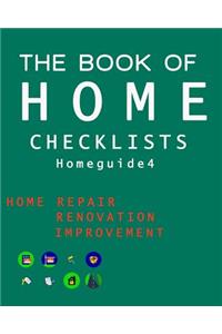 Book of HOME CHECKLISTS