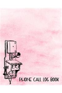 Phone Call Log Book