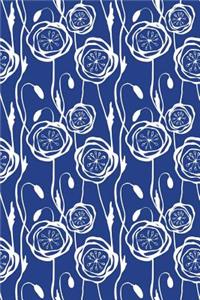 Journal Notebook Scribbly Flowers Pattern 3