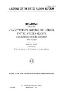 report on the United Nations reforms