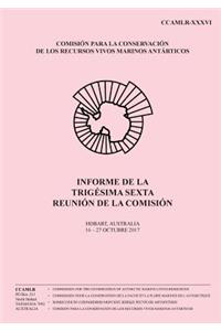 Informe de la Trigésima sexta reunión de la Comisión