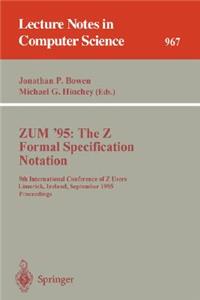 Zum '95: The Z Formal Specification Notation