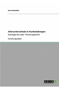 Altersunterschiede in Paarbeziehungen