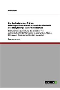 Bedeutung des frühen Fremdsprachenunterrichts und der Methode des storytellings in der Grundschule