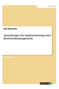 Auswirkungen der Implementierung eines Beschwerdemanagements