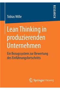 Lean Thinking in Produzierenden Unternehmen