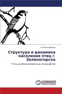 Struktura i dinamika naseleniya ptits g. Zelenogorska