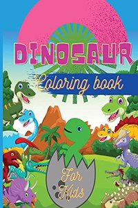 Dinosaur Coloring Book for Kids: Fantastic Dinosaur Coloring Book for Boys, Girls, Toddlers, Preschoolers Large Size 8,5 x 11"