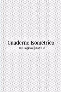 Cuaderno Isométrico - 120 Paginas -- 8.5x11 in
