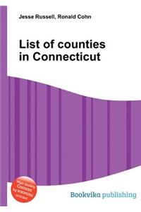 List of Counties in Connecticut