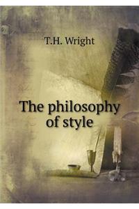 The Philosophy of Style