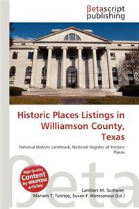 Historic Places Listings in Williamson County, Texas