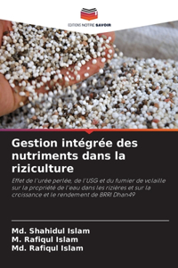 Gestion intégrée des nutriments dans la riziculture