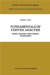 Fundamentals of Convex Analysis