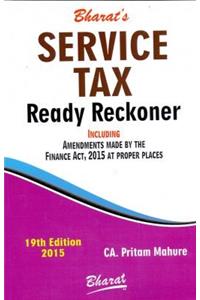 SERVICE TAX Ready Reckoner