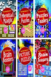 The Kids' Books Of Puzzles For Mind Exercise(Set Of 6 Books)
