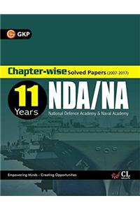 11 Years NDA/NA Chapter-wise Solved Papers (2007-2017)