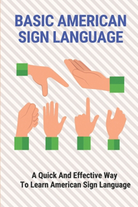 Basic American Sign Language