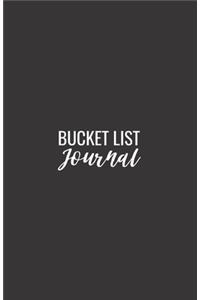 Bucket List Journal