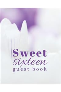 Sweet Sixteen Guest book