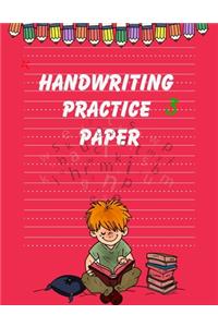 Pre K, Kindergarten and Kids Ages 3-5. ABC print handwriting book, Handwriting Practice Paper