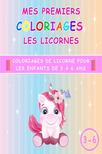 Mes Premiers Coloriages Les Licornes