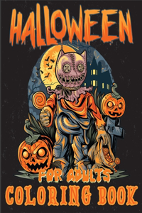 Halloween Coloring Book for Adults